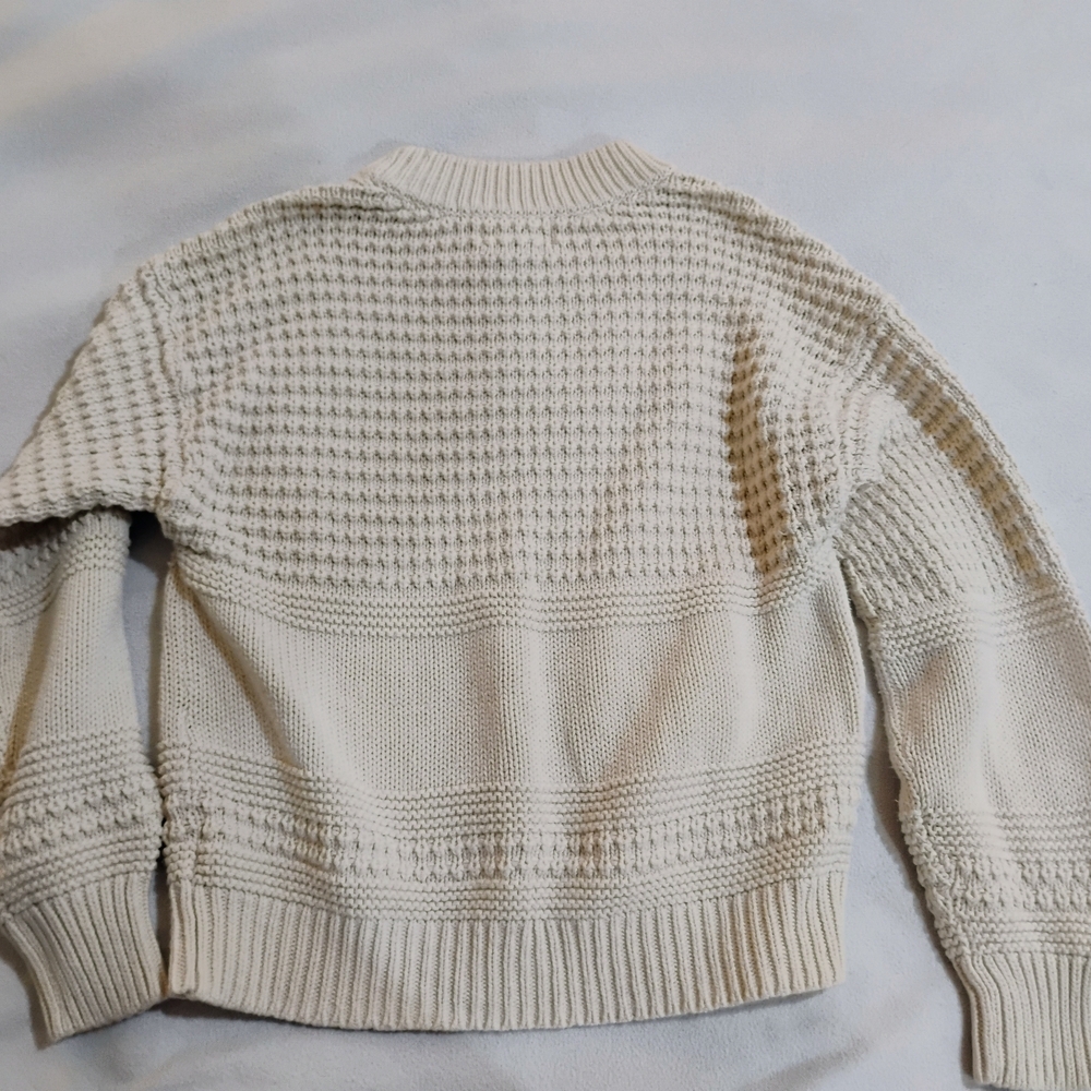 Universal Thread Women's Knit Ivory Sweater - Picture 5 of 7